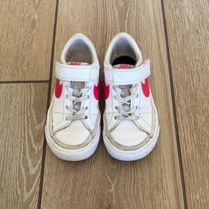 Nike Girls Sneakers in White and Pink size 10.5